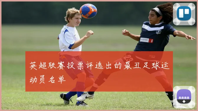 英超联赛投票评选出的最丑足球运动员名单